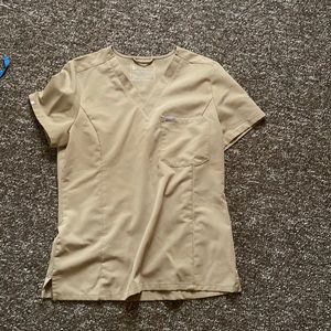 FIGS - Latte Scrub Top Size Medium